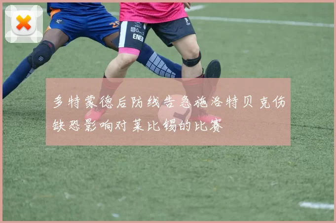 多特蒙德后防线告急施洛特贝克伤缺恐影响对莱比锡的比赛